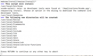 installazione homebrew